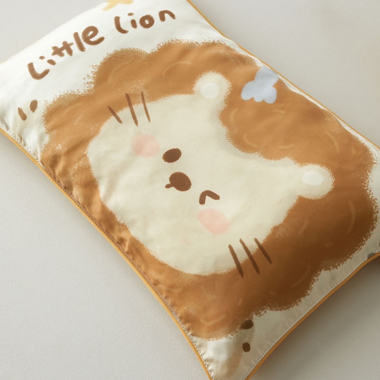 91家纺网 家纺一手货源 找家纺 （总）荷马之梦 2026新款60s兰精天丝原创数码印花大版儿童枕套