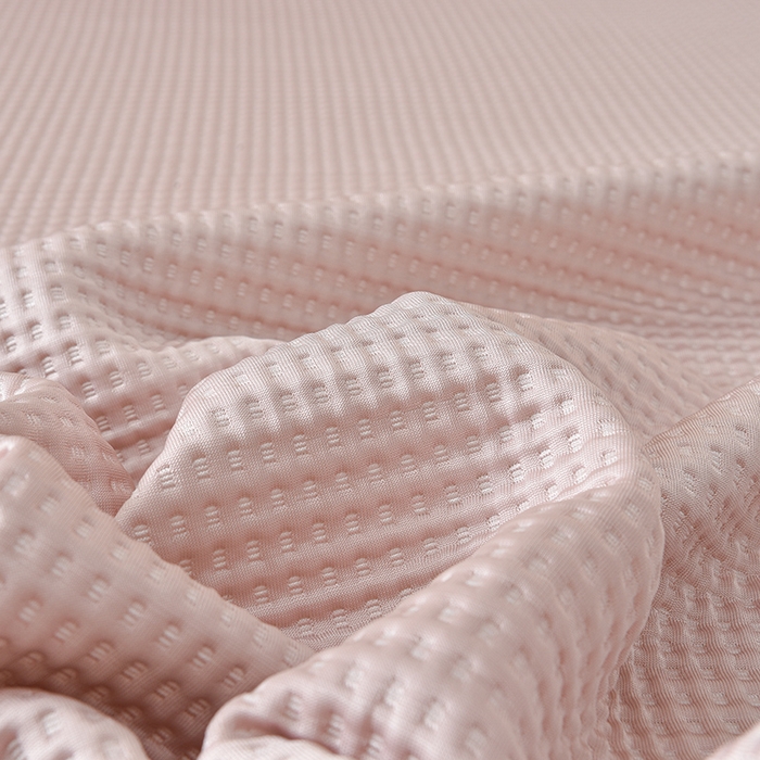 91家纺网 家纺一手货源 找家纺 炫拼家纺 2026新款A类凉豆豆华夫格卡通绣花床笠席 名媛兔