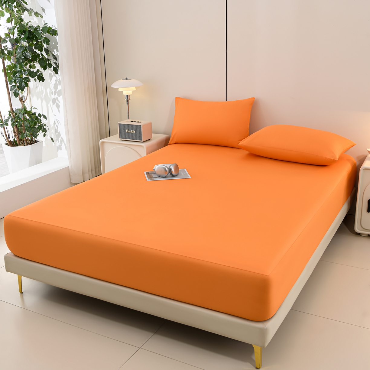 91家纺网 家纺一手货源 找家纺 （总）预言家纺 2026新款水洗冰丝床笠款夏被四件套空调被跨境外贸床笠款