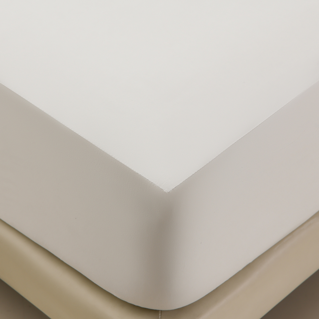 91家纺网 家纺一手货源 找家纺 预言家纺 2026新款水洗冰丝床笠款夏被四件套空调被跨境外贸床笠款 慕斯珍珠白