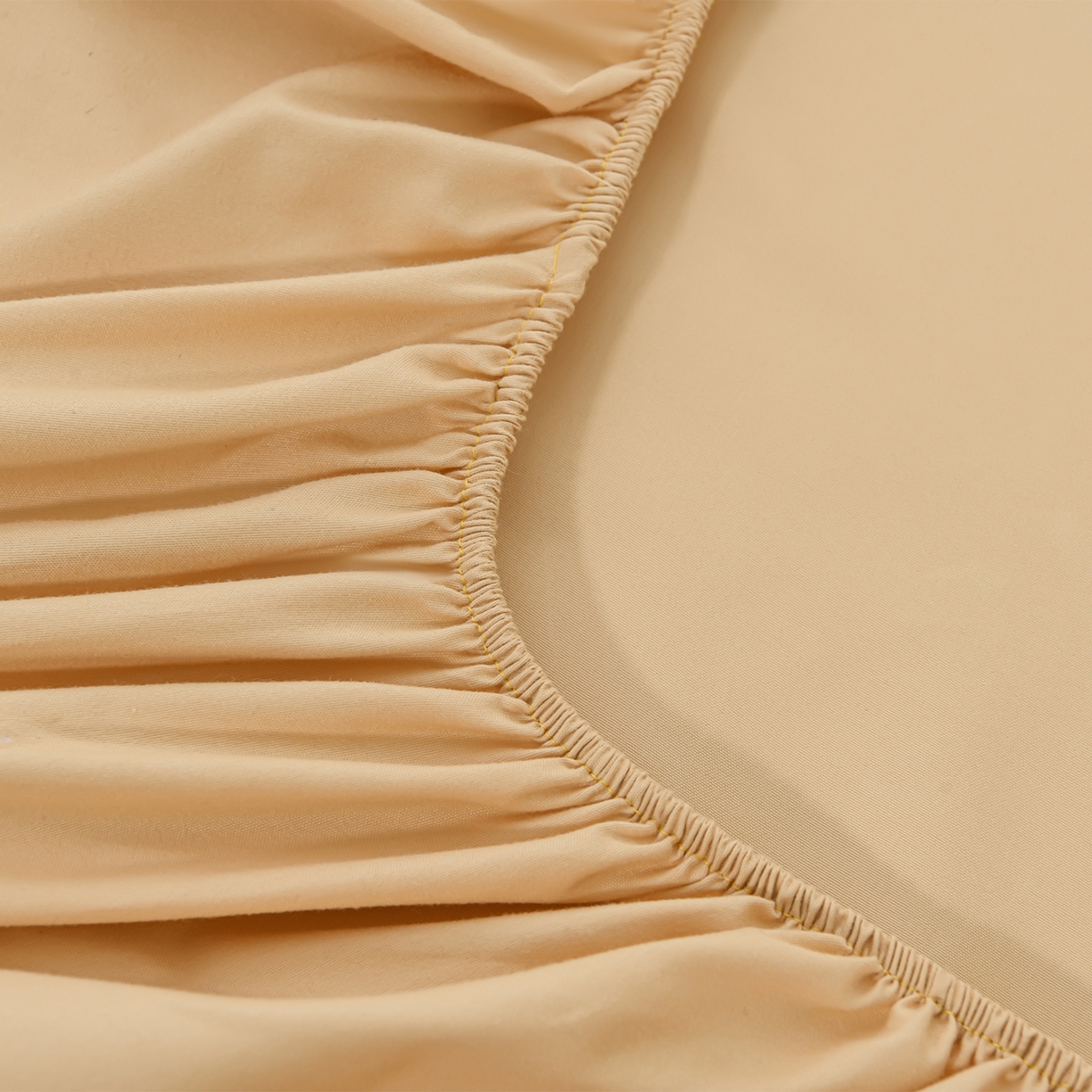 91家纺网 家纺一手货源 找家纺 预言家纺 2026新款水洗冰丝床笠款夏被四件套空调被跨境外贸床笠款 慕斯咖