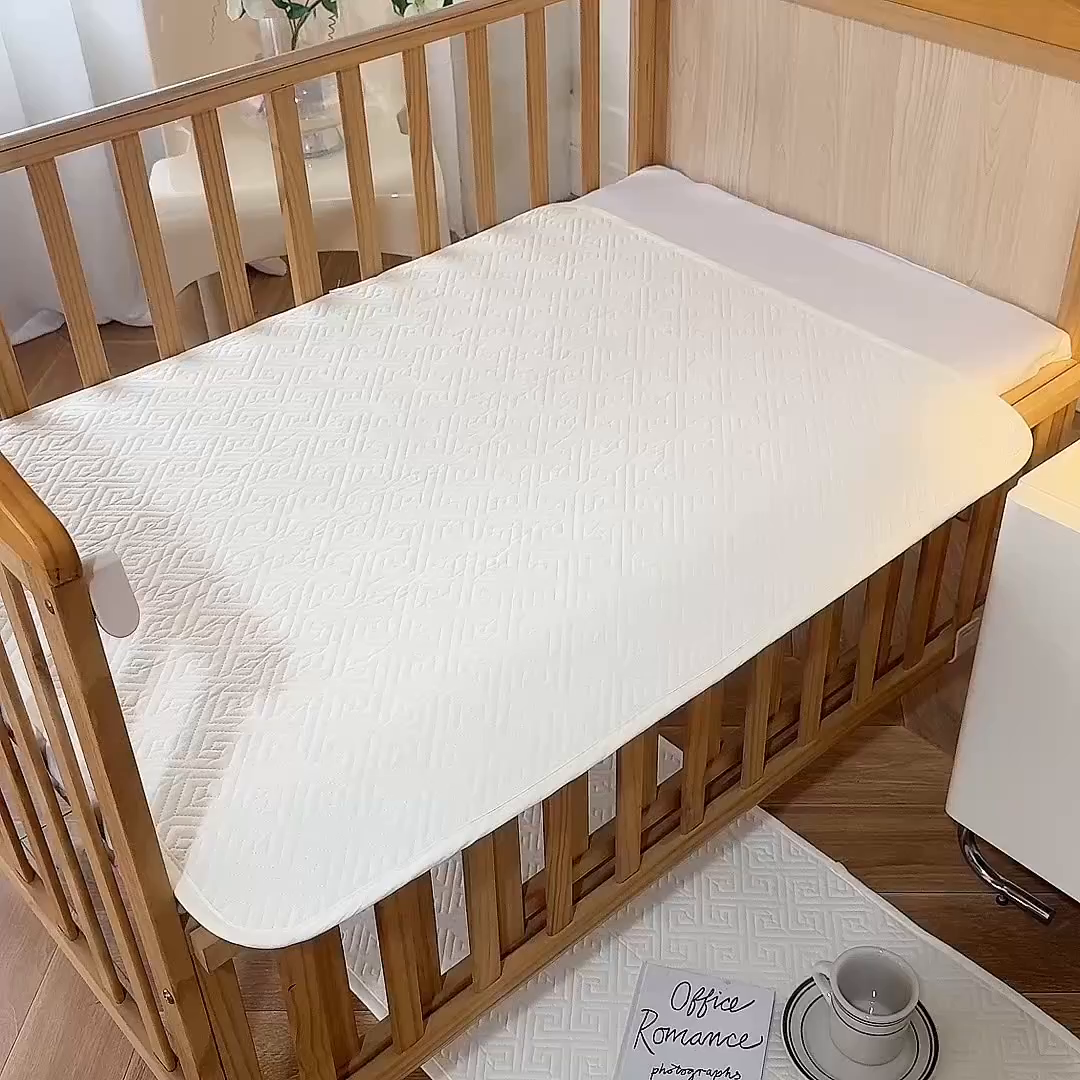 91家纺网 家纺一手货源 找家纺 （总）美达家纺 2026新款A类全棉纯色防水儿童款床垫隔尿垫姨妈垫护理垫