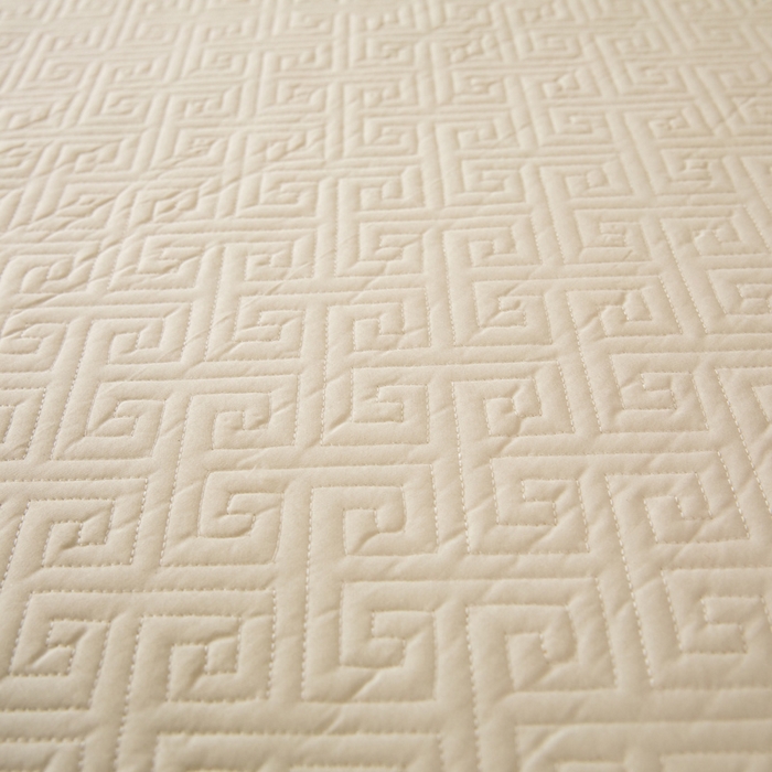 91家纺网 家纺一手货源 找家纺 美达家纺 2026新款A类全棉纯色防水防滑床垫床盖 防水-米白