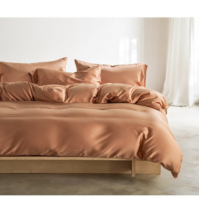 91家纺网 家纺一手货源 找家纺 轩和家居 2026新款60支奥地利兰精天丝四件套 若草色+伊丽莎白