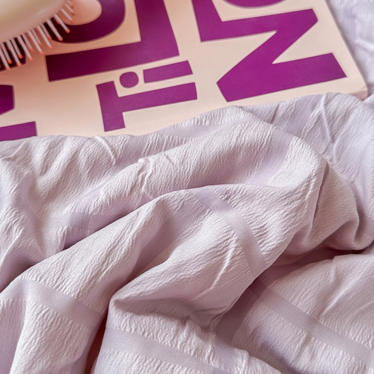 91家纺网 家纺一手货源 找家纺 优卡迪家纺馆 2026新款泡泡纱黑花边大豆夏被被子被芯下载文件包含买家秀 香芋紫薯