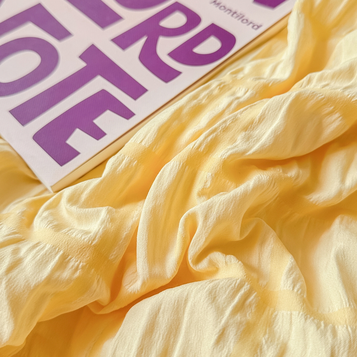 91家纺网 家纺一手货源 找家纺 优卡迪家纺馆 2026新款泡泡纱黑花边大豆夏被被子被芯下载文件包含买家秀 魔芋橙汁