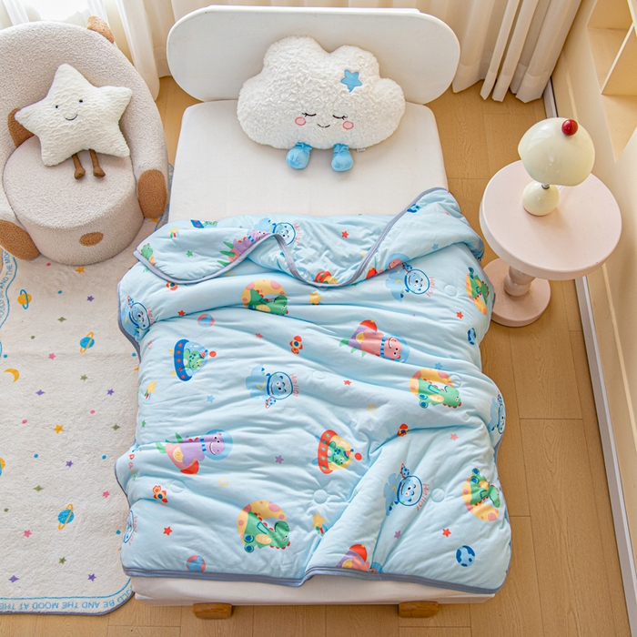 91家纺网 家纺一手货源 找家纺 鱼宝 2025新款小版牛奶绒幼儿园套件 魔法公主