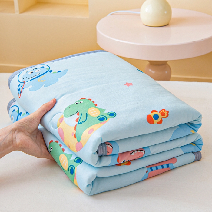 91家纺网 家纺一手货源 找家纺 （总）鱼宝 2026春夏新款儿童针织棉夏被夏凉被空调被