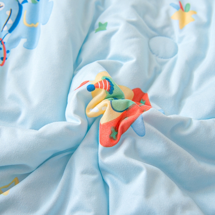 91家纺网 家纺一手货源 找家纺 （总）鱼宝 2026春夏新款儿童针织棉夏被夏凉被空调被