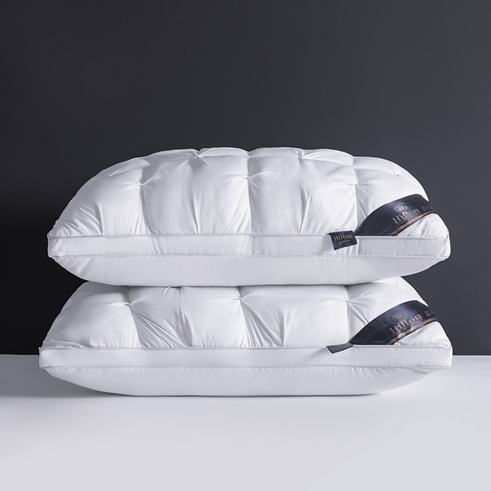 锦鲤枕芯 2026新款希尔顿五星级酒店枕头枕芯学生扭花枕枕头枕芯 白