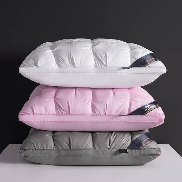 91家纺网 家纺一手货源 找家纺 锦鲤枕芯 2026新款希尔顿五星级酒店枕头枕芯学生扭花枕枕头枕芯 组合图仅做展示不可下单