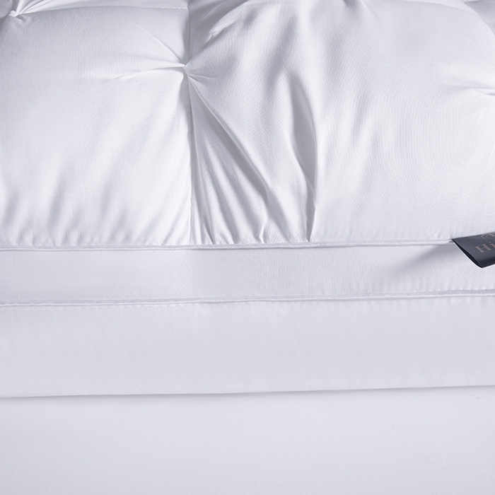 91家纺网 家纺一手货源 找家纺 锦鲤枕芯 2026新款希尔顿五星级酒店枕头枕芯学生扭花枕枕头枕芯 白