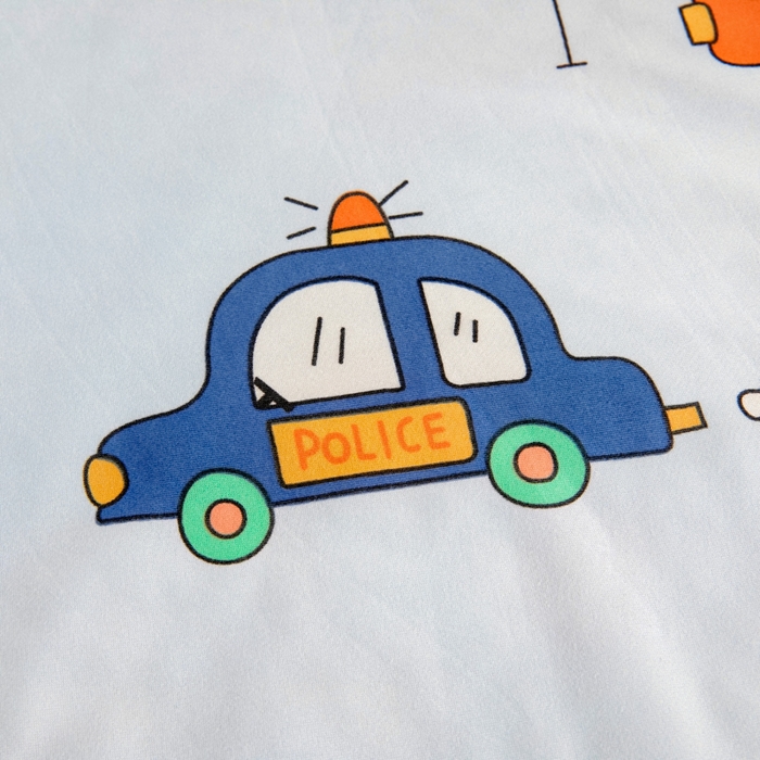 91家纺网 家纺一手货源 找家纺 鱼宝 2026春夏新款儿童针织棉夏被夏凉被空调被 嘟嘟车