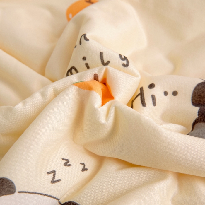 91家纺网 家纺一手货源 找家纺 鱼宝 2026春夏新款儿童针织棉夏被夏凉被空调被 水果熊猫