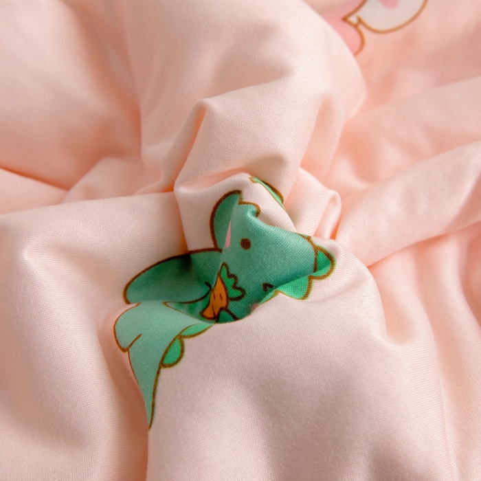 91家纺网 家纺一手货源 找家纺 鱼宝 2026春夏新款儿童针织棉夏被夏凉被空调被 小兔公主