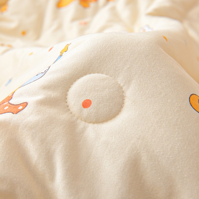 91家纺网 家纺一手货源 找家纺 鱼宝 2026春夏新款儿童针织棉夏被夏凉被空调被 星星魔法