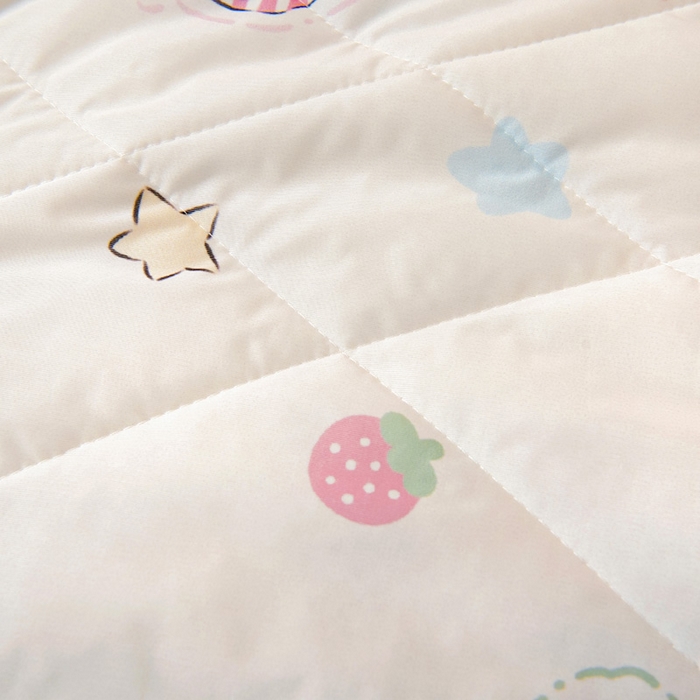 91家纺网 家纺一手货源 找家纺 鱼宝 2026春夏新款数码印花儿童凉感丝夏被夏凉被空调被 luky家族