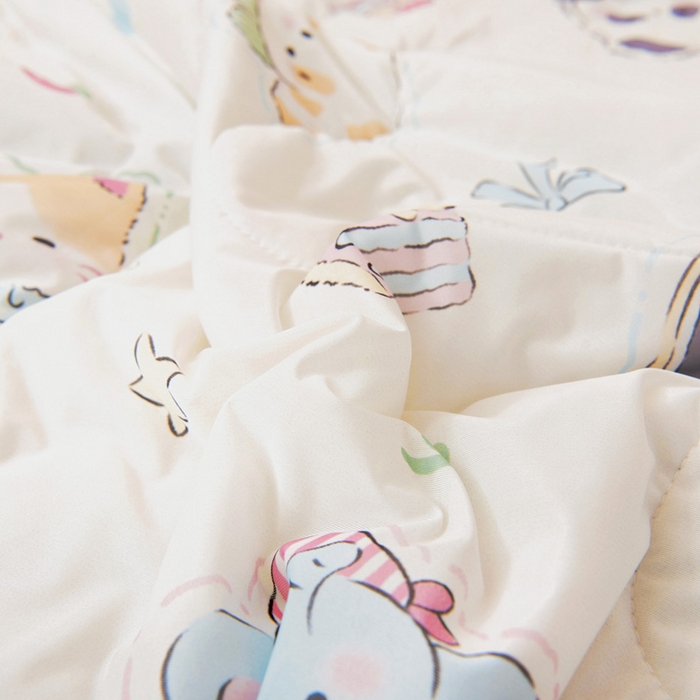 91家纺网 家纺一手货源 找家纺 鱼宝 2026春夏新款数码印花儿童凉感丝夏被夏凉被空调被 luky家族