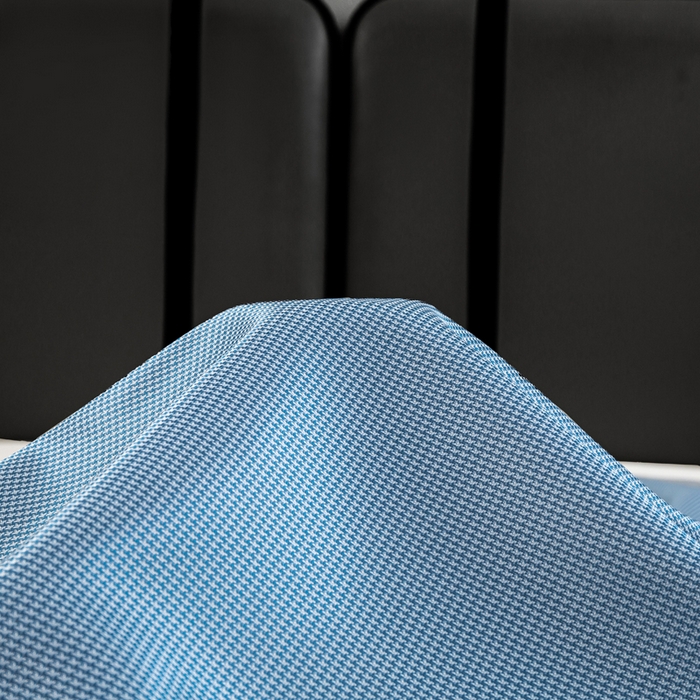 91家纺网 家纺一手货源 找家纺 乐窝家纺仓储 2026新款A类抗菌碳光冰丝席冰藤席床笠款加厚三明治复合凉席三件套学生宿舍两件套 天蓝-床席款