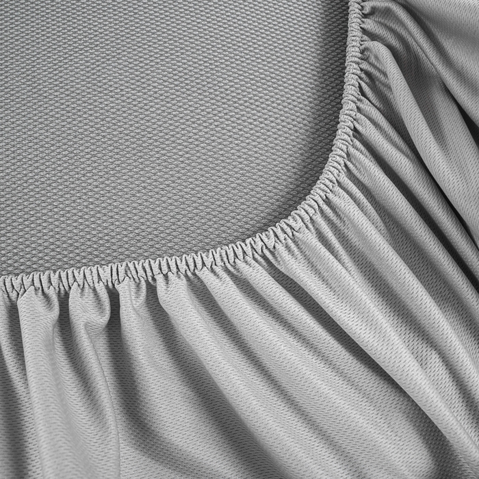 91家纺网 家纺一手货源 找家纺 乐窝家纺仓储 2026新款A类抗菌碳光冰丝席冰藤席床笠款加厚三明治复合凉席三件套学生宿舍两件套 银灰-床笠款