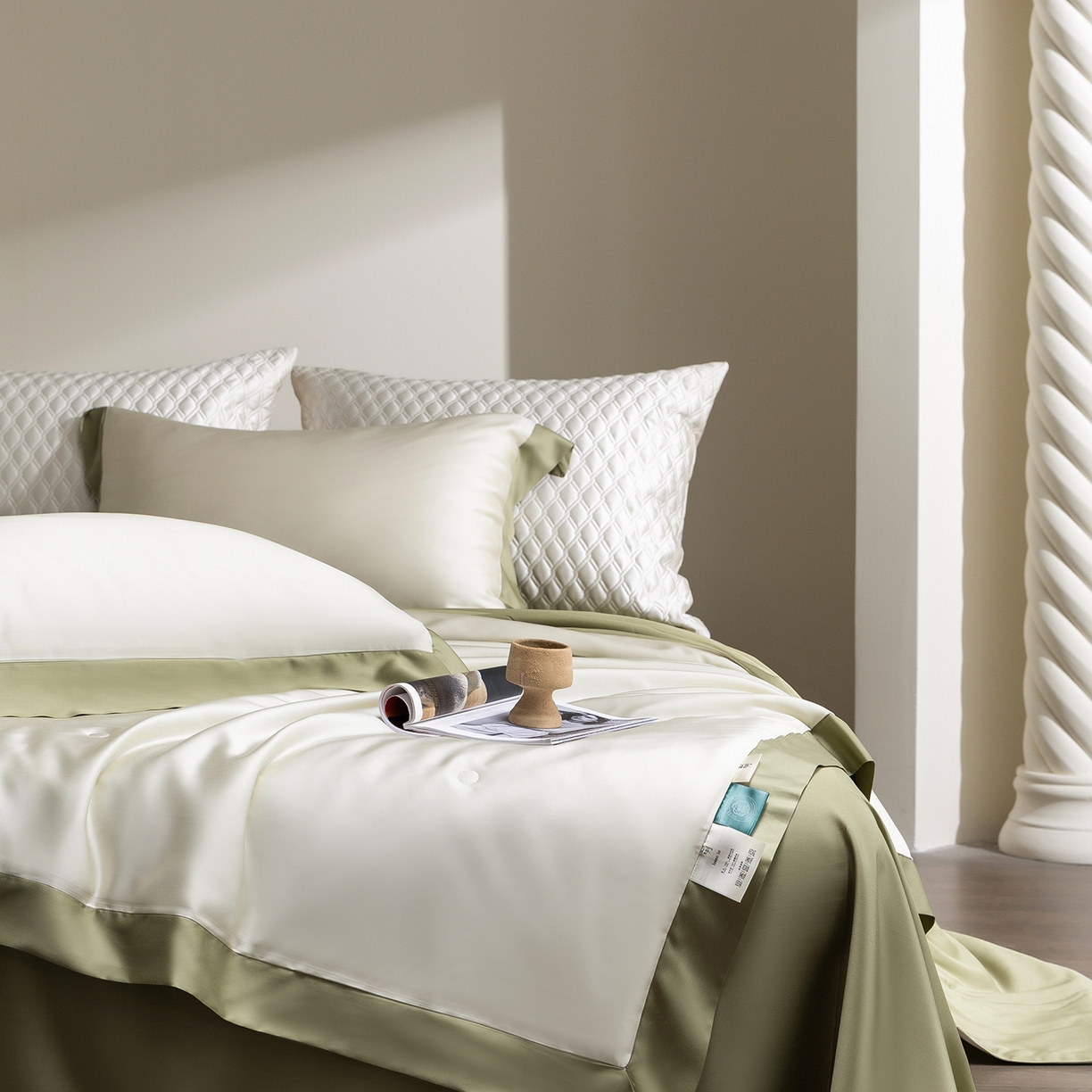 91家纺网 家纺一手货源 找家纺 （总）佳汐蓝家纺 2026新款进口奥地利兰精天丝丝颜悦色-夏被四件套