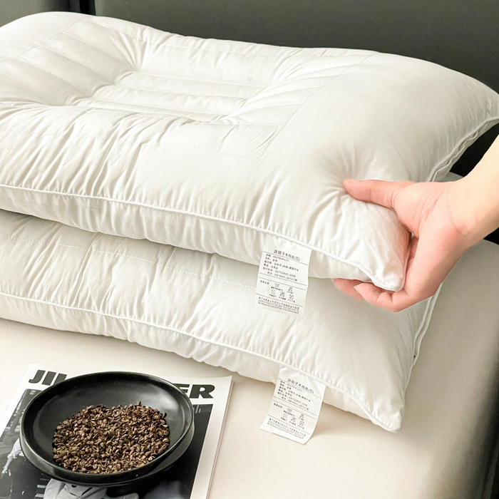 91家纺网 家纺一手货源 找家纺 （总）她喜爱枕芯 2026新款决明子木棉枕枕头枕芯