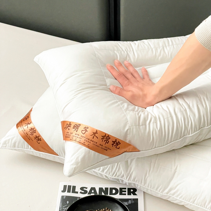 91家纺网 家纺一手货源 找家纺 （总）她喜爱枕芯 2026新款决明子木棉枕枕头枕芯