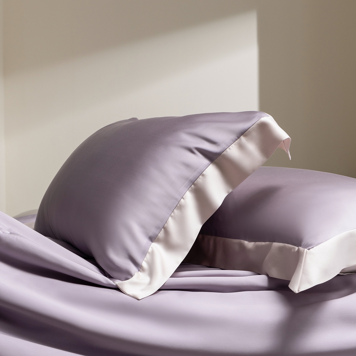 91家纺网 家纺一手货源 找家纺 佳汐蓝家纺 2026新款进口奥地利兰精天丝丝颜悦色-夏被四件套 丁香紫