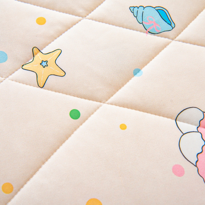 91家纺网 家纺一手货源 找家纺 鱼宝 2026春夏新款数码印花儿童凉感丝夏被夏凉被空调被 星星梦