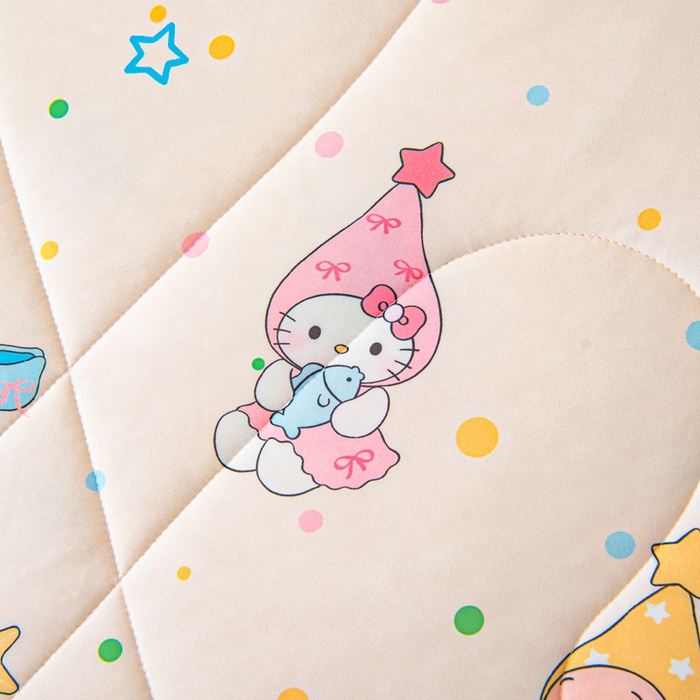 91家纺网 家纺一手货源 找家纺 鱼宝 2026春夏新款数码印花儿童凉感丝夏被夏凉被空调被 星星梦