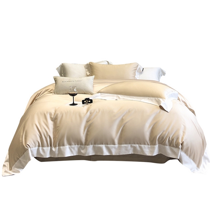 91家纺网 家纺一手货源 找家纺 黑白森林 2026新款高支天丝棉刺绣四件套-克里特 克里特-时空驼