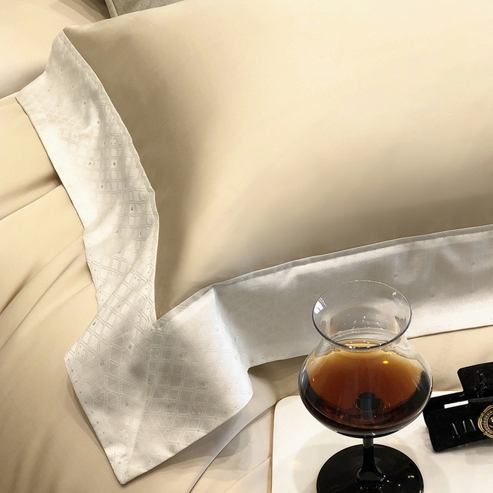 91家纺网 家纺一手货源 找家纺 黑白森林 2026新款高支天丝棉刺绣四件套-克里特 克里特-时空驼