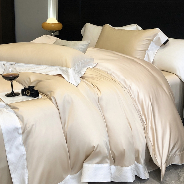 91家纺网 家纺一手货源 找家纺 黑白森林 2026新款高支天丝棉刺绣四件套-克里特 克里特-时空驼