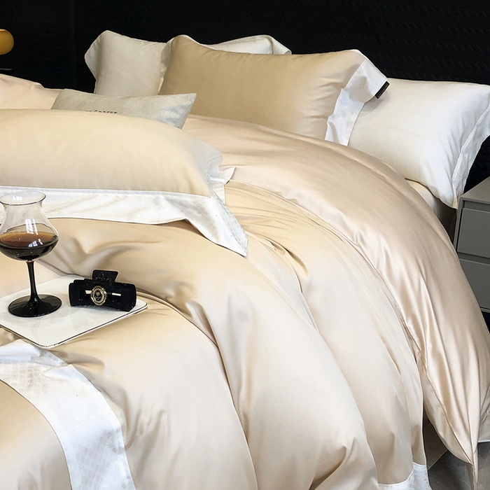 91家纺网 家纺一手货源 找家纺 黑白森林 2026新款高支天丝棉刺绣四件套-克里特 克里特-时空驼