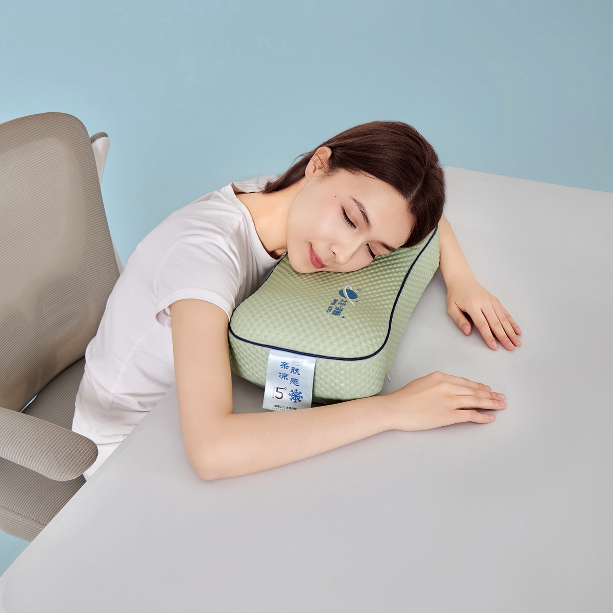 91家纺网 家纺一手货源 找家纺 （总）永旺家纺 2026新款太空凉感记忆枕枕头枕芯太空午休枕