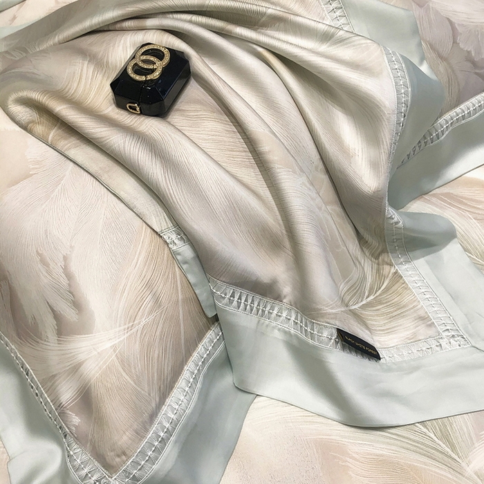 91家纺网 家纺一手货源 找家纺 黑白森林 2026新款轻奢天丝印花四件套 丝蕴-兰