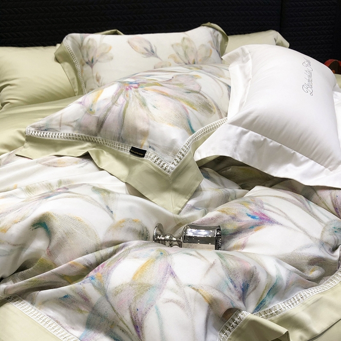 （总）黑白森林 2026新款轻奢天丝印花四件套