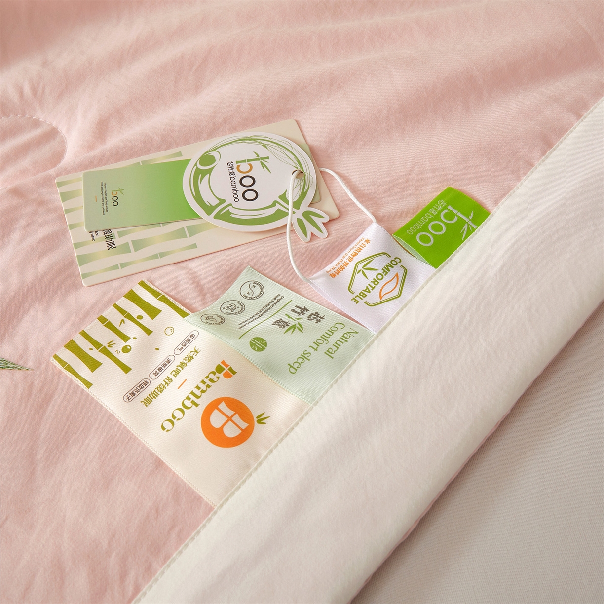 91家纺网 家纺一手货源 找家纺 招财星家纺 2026新款A类凉感竹纤维夏被空调被可机洗水洗夏被单人宿舍薄款被子（带质检报告买家秀） 熊猫-少女粉