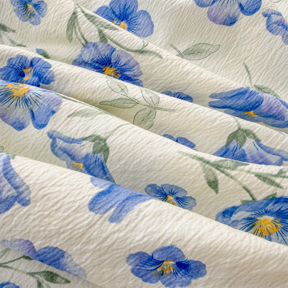 91家纺网 家纺一手货源 找家纺 招财星家纺 2026新款A类全棉花边云感双层纱大豆纤维夏被四件套夏被夏凉被空调被（带质检报告买家秀） 花边款-花语