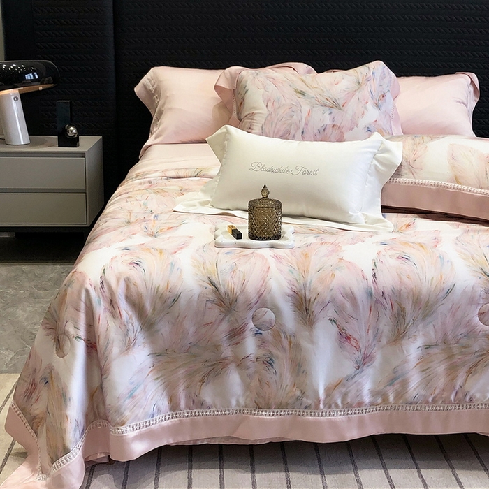 （总）黑白森林 2026新款天丝印花夏被四件套系列