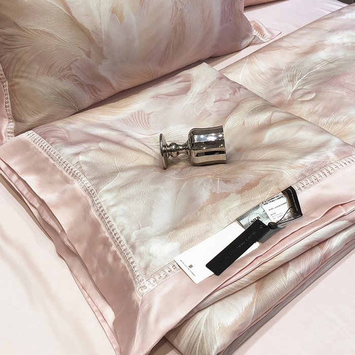 91家纺网 家纺一手货源 找家纺 （总）黑白森林 2026新款天丝印花夏被四件套系列