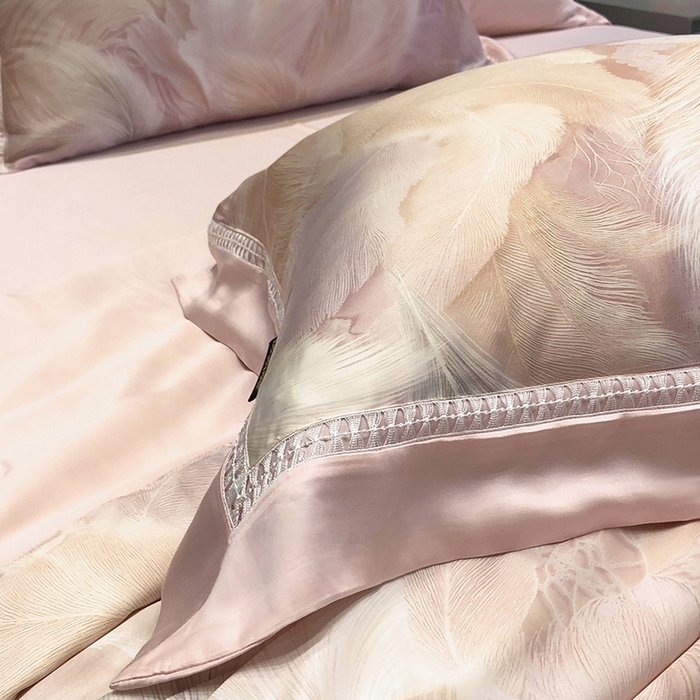 91家纺网 家纺一手货源 找家纺 （总）黑白森林 2026新款天丝印花夏被四件套系列