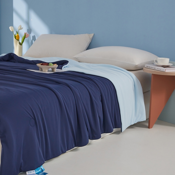 91家纺网 家纺一手货源 找家纺 （总）蓝冰家纺 2026新款凉感高密度空调被夏被