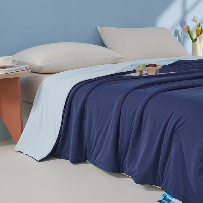 91家纺网 家纺一手货源 找家纺 （总）蓝冰家纺 2026新款凉感高密度空调被夏被