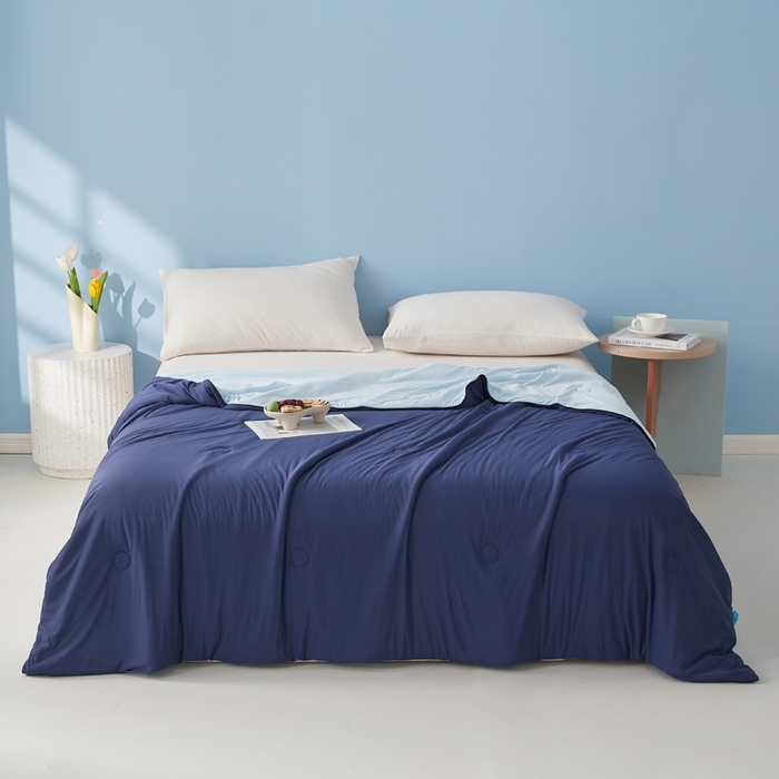 91家纺网 家纺一手货源 找家纺 （总）蓝冰家纺 2026新款凉感高密度空调被夏被