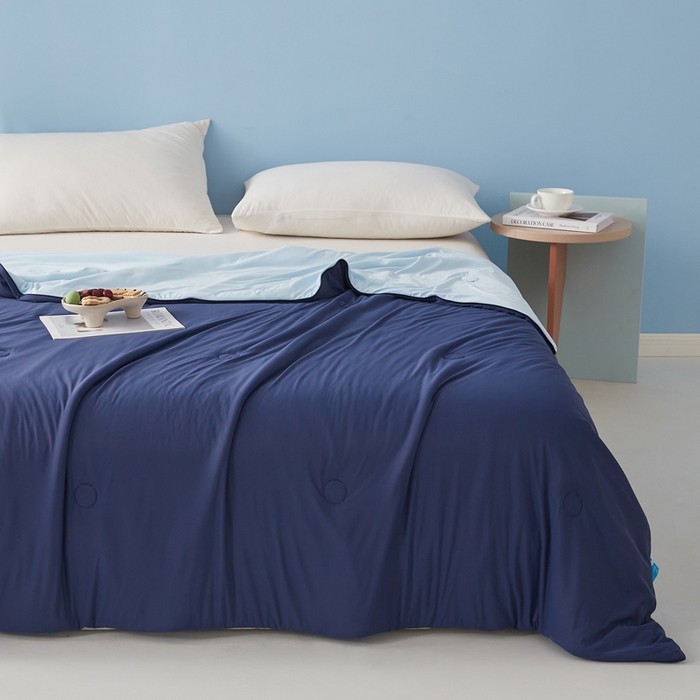 91家纺网 家纺一手货源 找家纺 （总）蓝冰家纺 2026新款凉感高密度空调被夏被