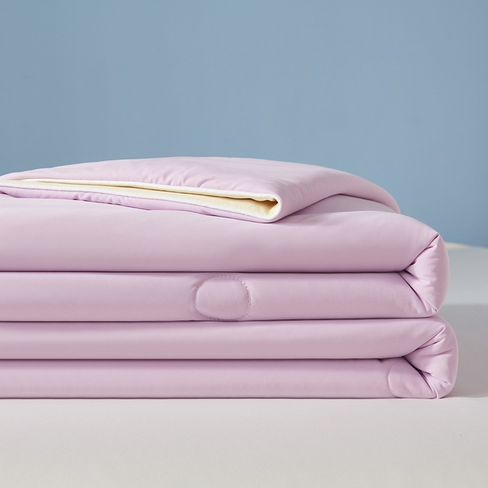 蓝冰家纺 2026新款凉感高密度空调被夏被 淡紫色