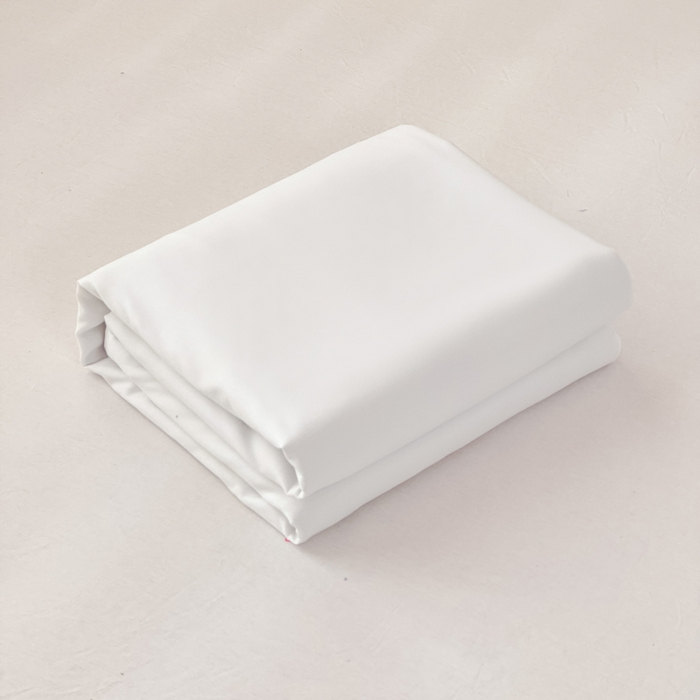 91家纺网 家纺一手货源 找家纺 莎臣豹 2026新款水洗棉磨毛原棉纯色印花简约风四件套风格二 纯情白