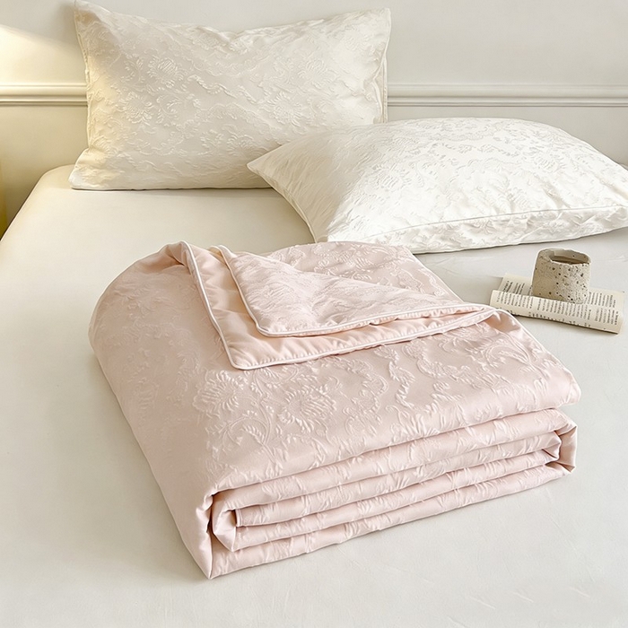 91家纺网 家纺一手货源 找家纺 （总）VIP被业 2026新款A类浮雕蚕蛹大提花夏被空调被