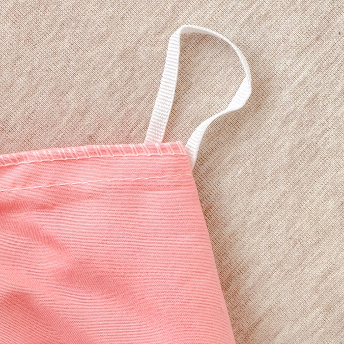 91家纺网 家纺一手货源 找家纺 莎臣豹 2026新款水洗棉磨毛原棉纯色印花简约风四件套风格二 公主粉